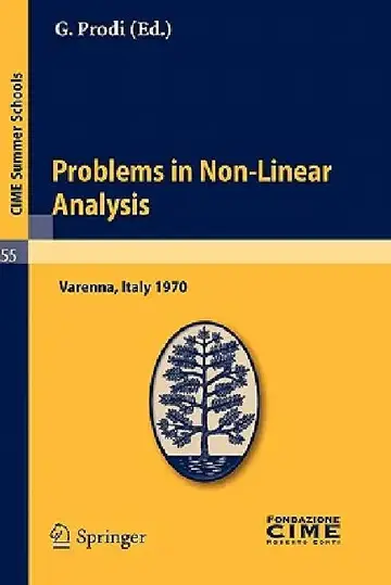 Cover of Problems in Non-Linear Analysis