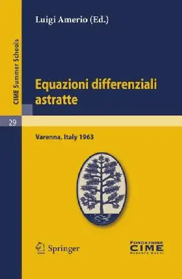 Cover of Equazioni Differenziali Astratte