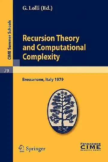Cover of Recursion Theory and Computational Complexity