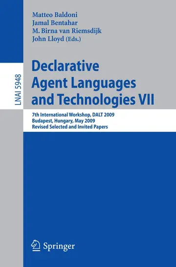 Cover of Declarative Agent Languages and Technologies VII