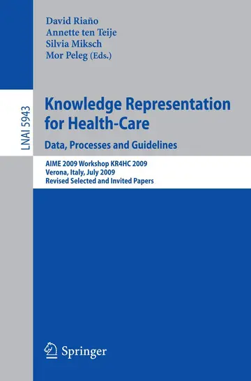 Cover of Knowledge Representation for Health-Care. Data, Processes and Guidelines