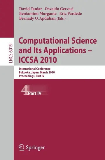 Cover of Computational Science and Its Applications - ICCSA 2010