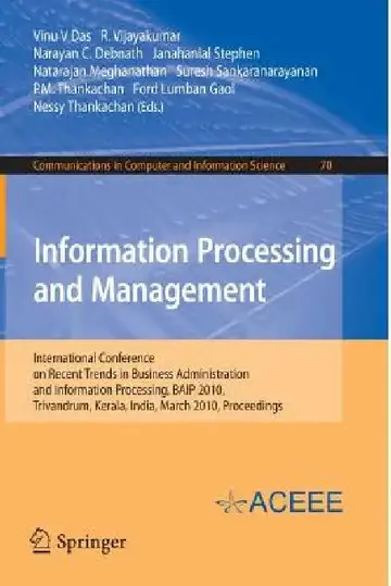 Cover of Information Processing and Management