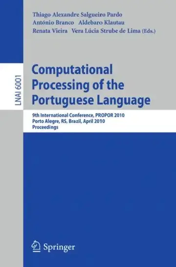 Cover of Computational Processing of the Portuguese Language