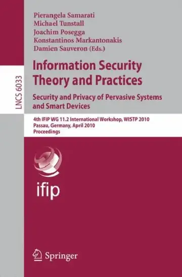 Cover of Information Security Theory and Practices