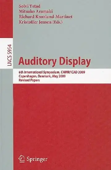 Cover of Auditory Display