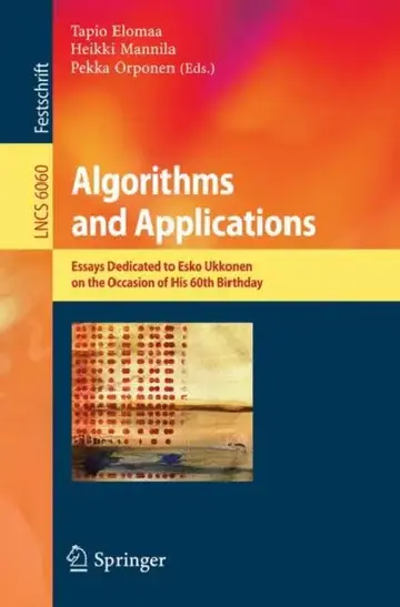 Cover of Algorithms and Applications