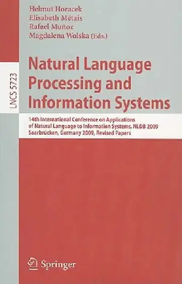 Cover of Natural Language Processing and Information Systems