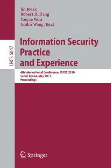 Cover of Information Security Practice and Experience