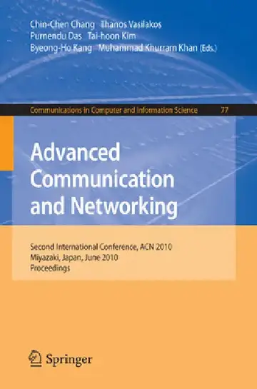 Cover of Advanced Communication and Networking
