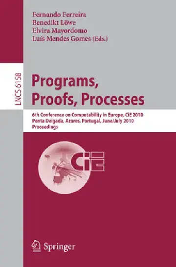 Cover of Programs, Proofs, Processes