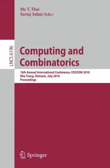 Cover of Computing and Combinatorics