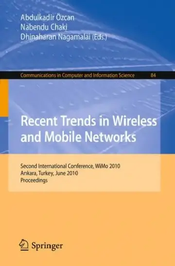 Cover of Recent Trends in Wireless and Mobile Networks