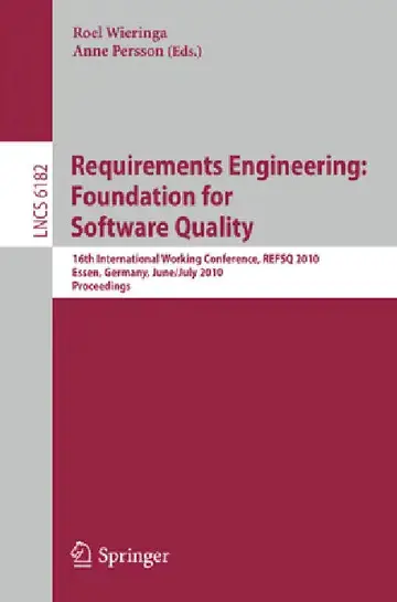 Cover of Requirements Engineering
