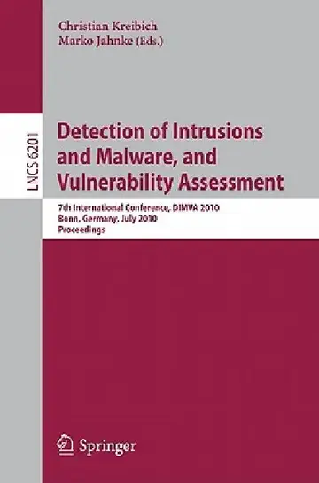 Cover of Detection of Intrusions and Malware, and Vulnerability Assessment
