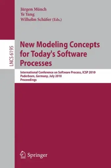 Cover of New Modeling Concepts for Today's Software Processes