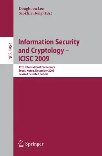 Cover of Information Security and Cryptology - Icisc 2009