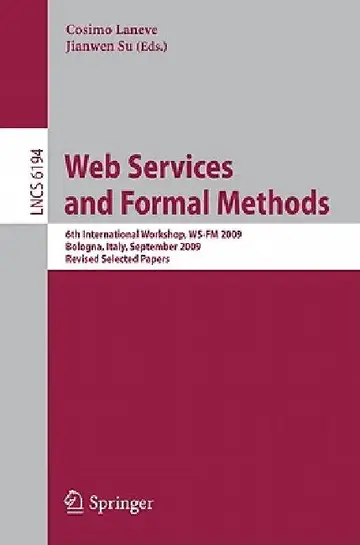Cover of Web Services and Formal Methods