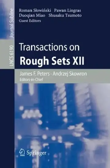 Cover of Transactions on Rough Sets XII