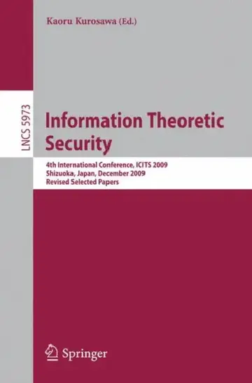 Cover of Information Theoretic Security