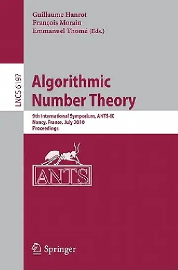 Cover of Algorithmic Number Theory