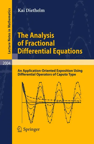 Cover of The analysis of fractional differential equations