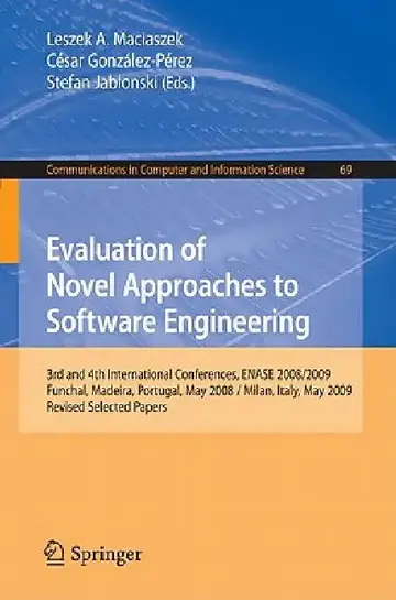 Cover of Evaluation of Novel Approaches to Software Engineering