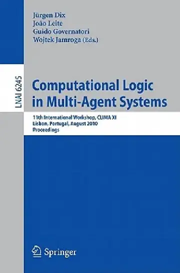 Cover of Computational Logic in Multi-Agent Systems