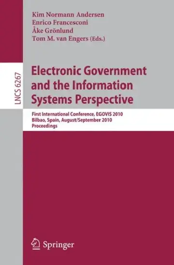 Cover of Electronic Government and the Information Systems Perspective