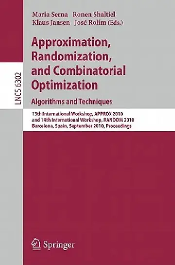 Cover of Approximation, Randomization, and Combinatorial Optimization. Algorithms and Techniques