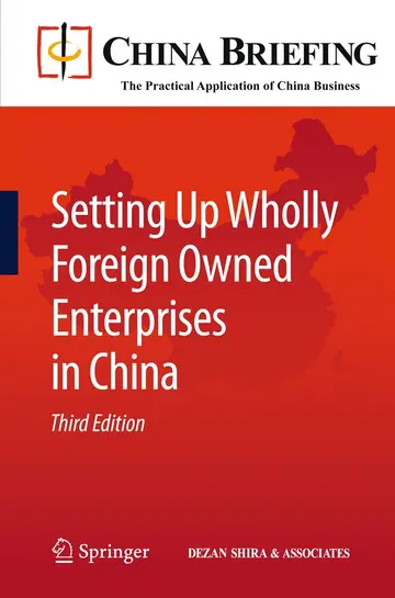 Cover of Setting up Wholly Foreign Owned Enterprises in China
