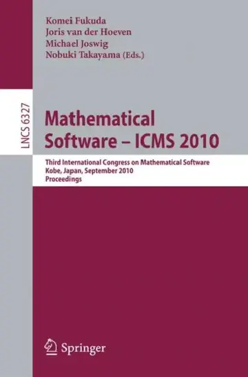 Cover of Mathematical Software - ICMS 2010
