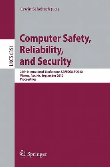 Cover of Computer Safety, Reliability, and Security