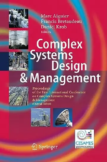 Cover of Complex Systems Design & Management