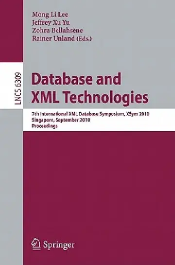 Cover of Database and XML Technologies