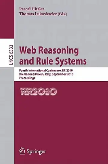 Cover of Web Reasoning and Rule Systems