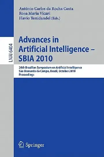 Cover of Advances in Artificial Intelligence -- Sbia 2010
