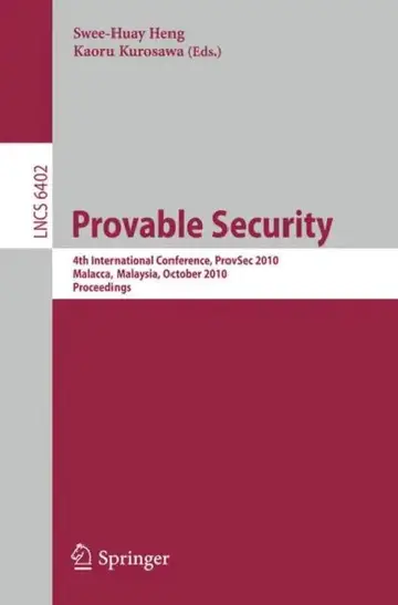 Cover of Provable Security