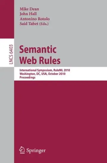 Cover of Semantic Web Rules