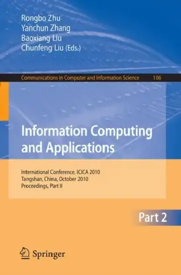 Cover of Information Computing and Applications