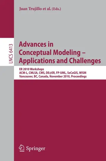 Cover of Advances in Conceptual Modeling - Applications and Challenges