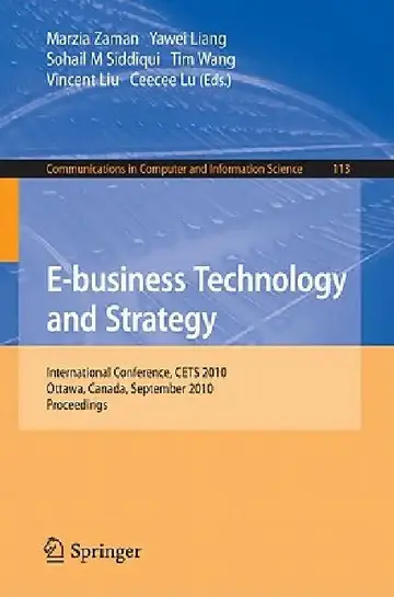 Cover of E-Business Technology and Strategy