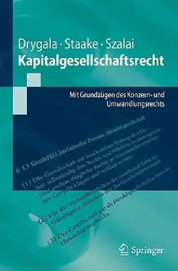 Cover of Kapitalgesellschaftsrecht