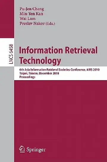 Cover of Information Retrieval Technology