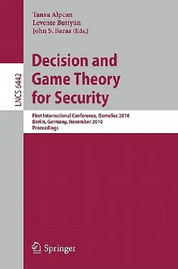 Cover of Decision and Game Theory for Security