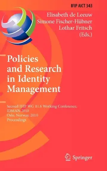 Cover of Policies and Research in Identity Management