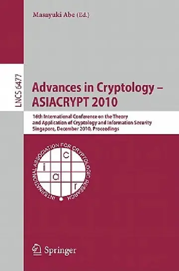 Cover of Advances in Cryptology - ASIACRYPT 2010