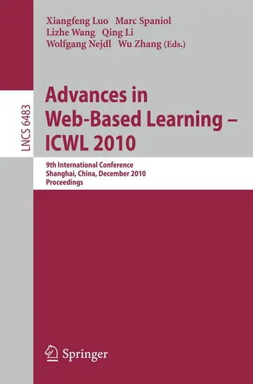 Cover of Advances in Web-Based Learning - ICWL 2010