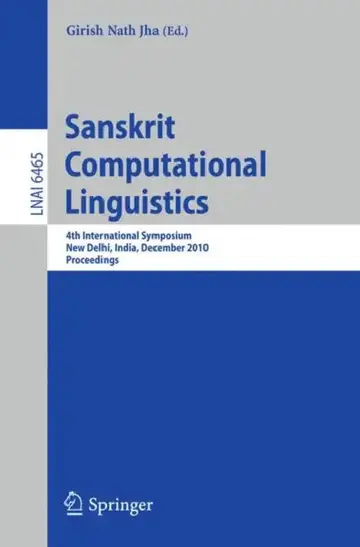 Cover of Sanskrit Computational Linguistics