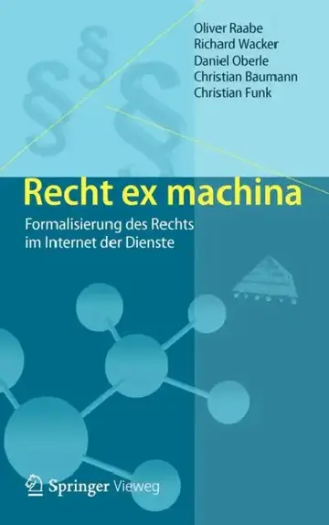 Cover of Recht Ex Machina